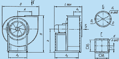Вентиляторы пылевые ВЦП 6-46 (ВР100-45) (аналог ВЦП 7-40)